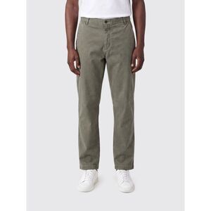 Closed Men Closed Straight-Fit Mid-Rise Cotton Chino Trousers With Back Logo